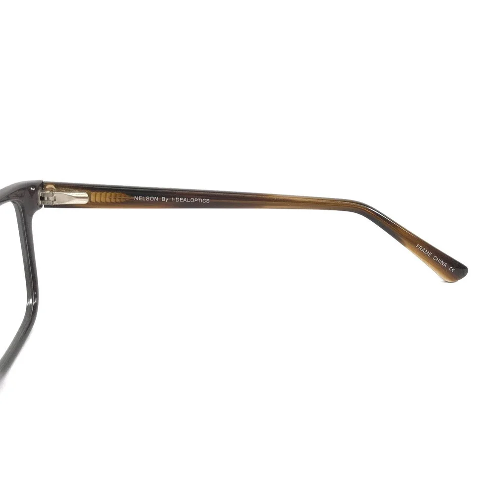 Casino Eyeglasses Frames NELSON CHOCOLATE Brown Square Full Rim 51-18-145